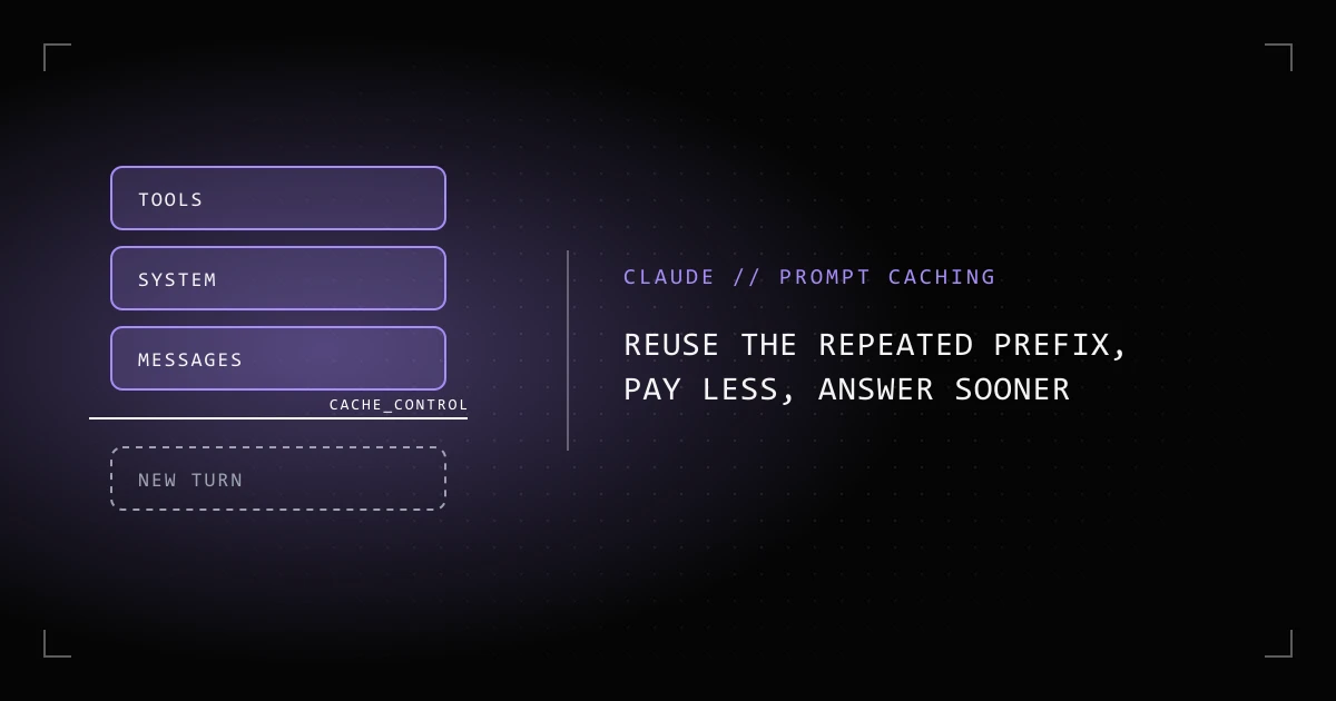 Cutting Claude latency and cost with prompt caching
