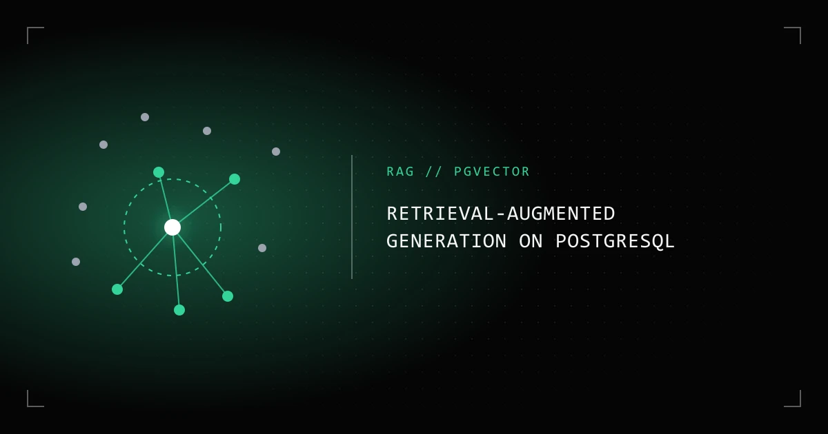 Building a RAG pipeline with PostgreSQL and pgvector